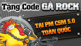 Tặng code Gà Rock